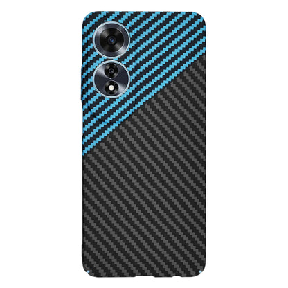 Husa pentru Oppo A60, Techsuit, Carbonite FiberShell, Neagra Bleu