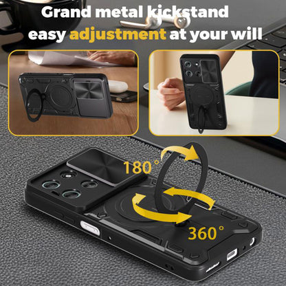 Husa pentru Oppo A6k 4G / A6x 4G / A6x / A6 4G, Techsuit, CamGuard Pro, Albastra