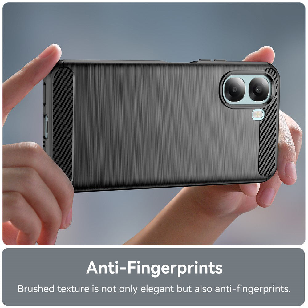 Husa pentru Oppo A6x 4G / A6x, Techsuit, Carbon, Neagra