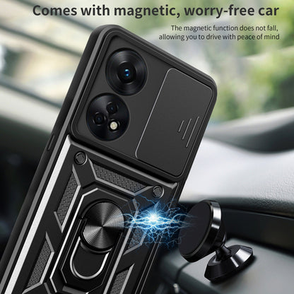 Husa pentru Oppo A78 4G, Techsuit, CamShield, Neagra