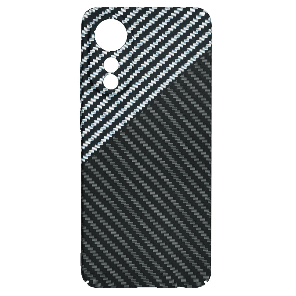 Husa pentru Oppo A78 4G, Techsuit, Carbonite FiberShell, Neagra Gri