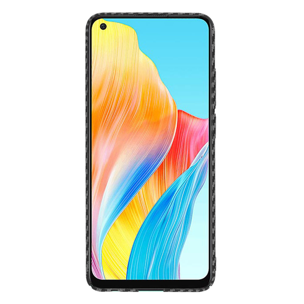 Husa pentru Oppo A78 4G, Techsuit, Carbonite FiberShell, Neagra