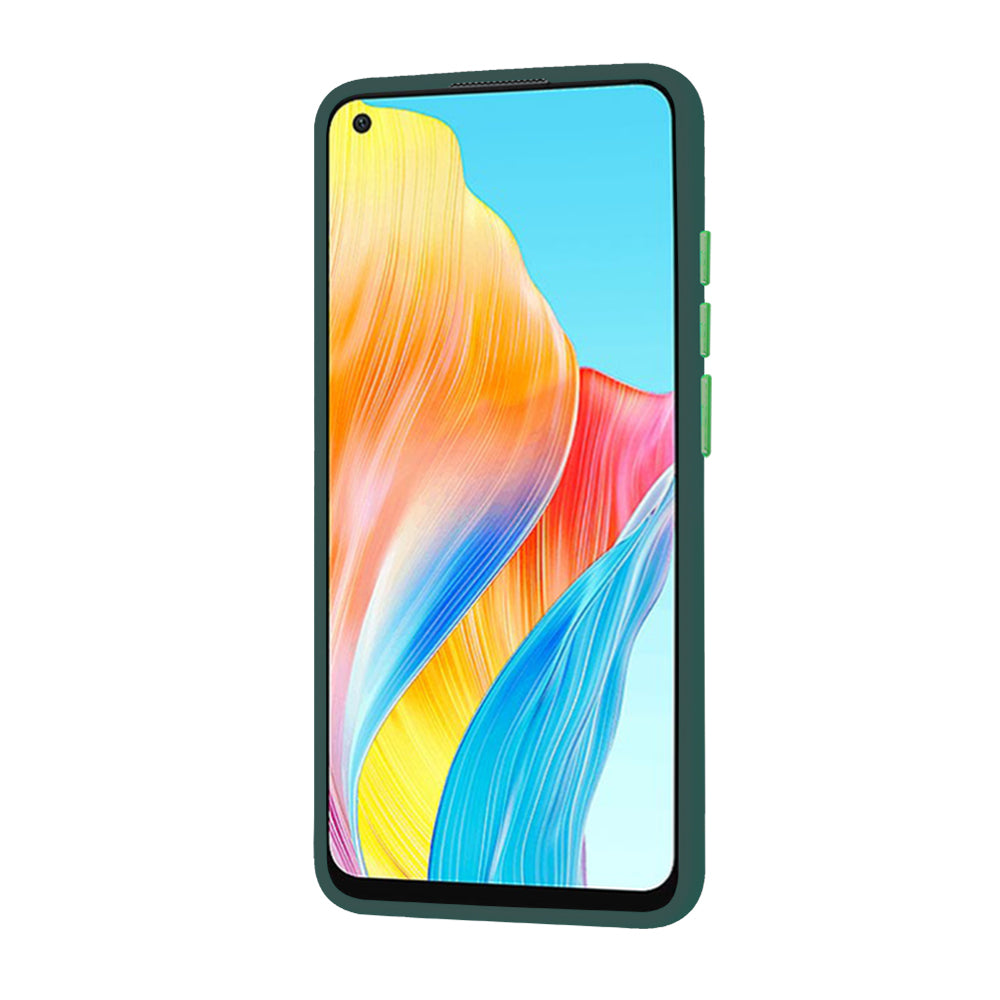 Husa pentru Oppo A78 4G, Techsuit, HaloFrost, Verde