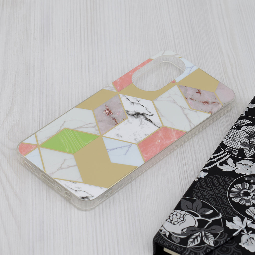 Husa pentru Oppo A78 4G, Techsuit, Marble, Mov