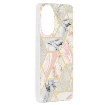 Husa pentru Oppo A78 4G, Techsuit, Marble, Roz