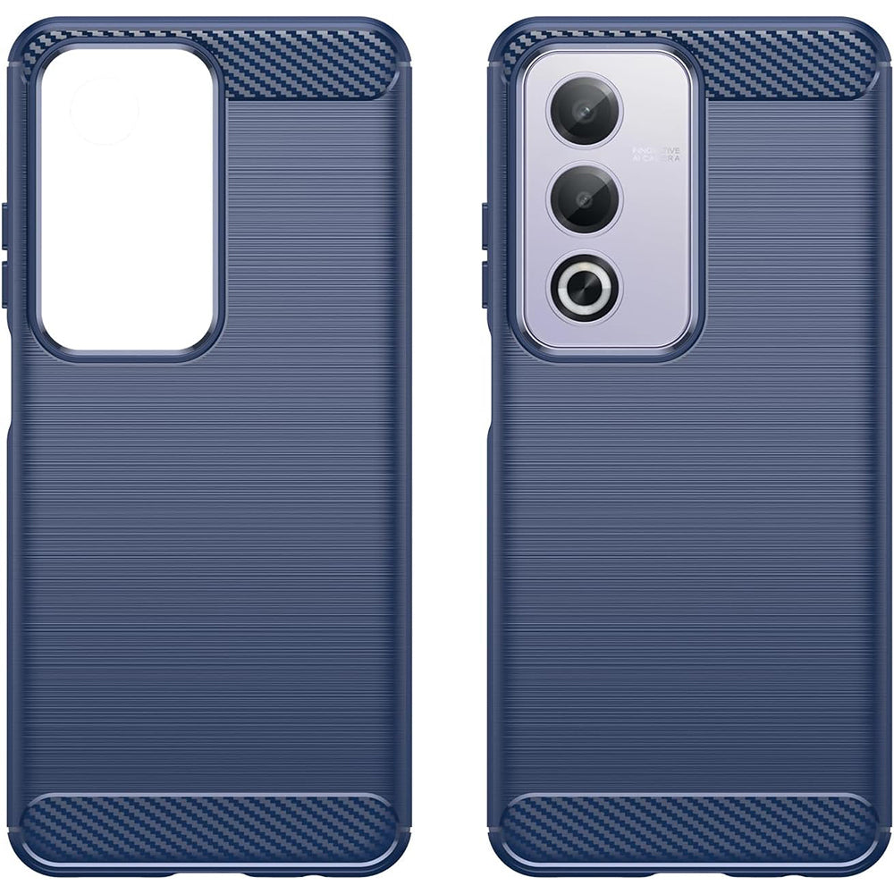 Husa pentru Oppo A80, Techsuit, Carbon, Albastra