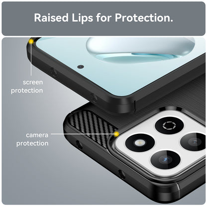 Husa pentru Oppo A80, Techsuit, Carbon, Albastra