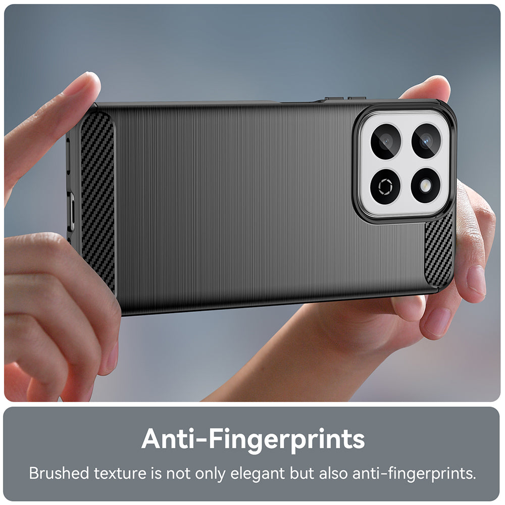 Husa pentru Oppo A80, Techsuit, Carbon, Neagra
