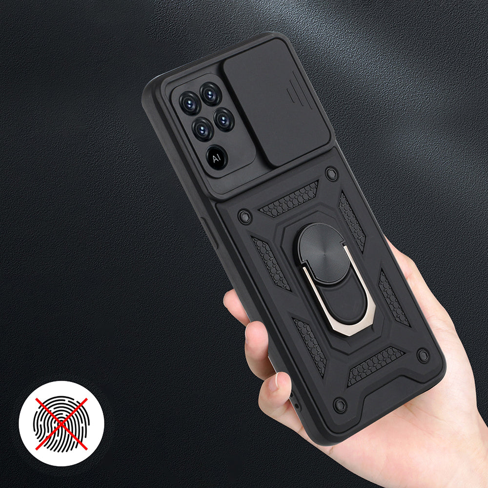 Husa pentru Oppo A94 / Reno5 Lite, Techsuit, CamShield, Neagra