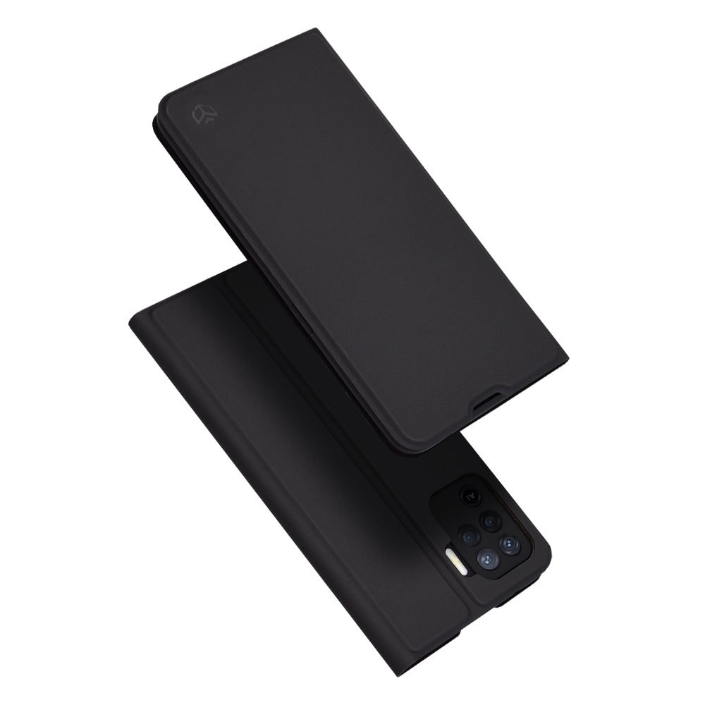 Husa pentru Oppo A94 / Reno5 Lite, Techsuit, Magskin Book, Neagra