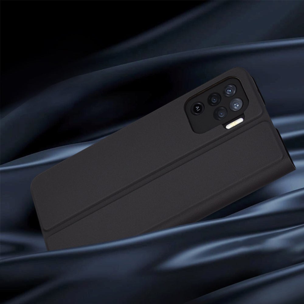 Husa pentru Oppo A94 / Reno5 Lite, Techsuit, Magskin Book, Neagra