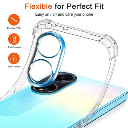 Husa pentru Oppo A98, Techsuit, Shockproof Clear, Transparenta