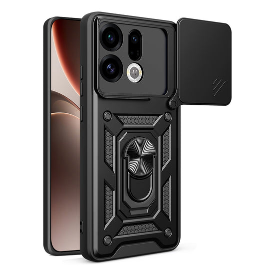 Husa pentru Oppo Find X9, Techsuit, CamShield, Neagra