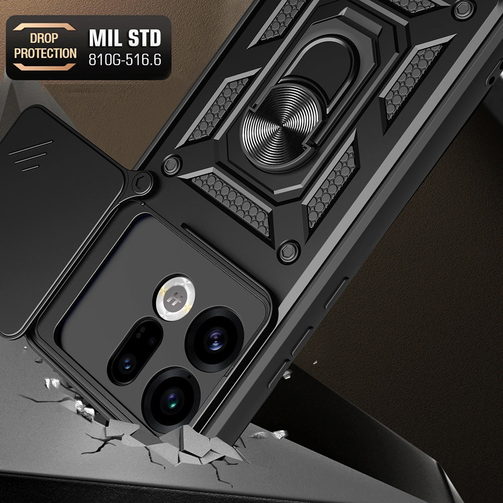 Husa pentru Oppo Find X9, Techsuit, CamShield, Neagra