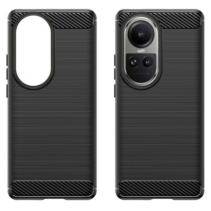 Husa pentru Oppo Reno10 / Reno10 Pro, Techsuit, Carbon, Neagra