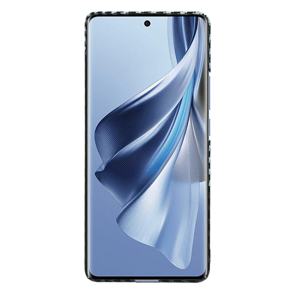 Husa pentru Oppo Reno10 / Reno10 Pro, Techsuit, Carbonite FiberShell, Neagra Gri