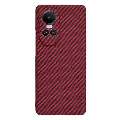 Husa pentru Oppo Reno10 / Reno10 Pro, Techsuit, Carbonite FiberShell, Rosie