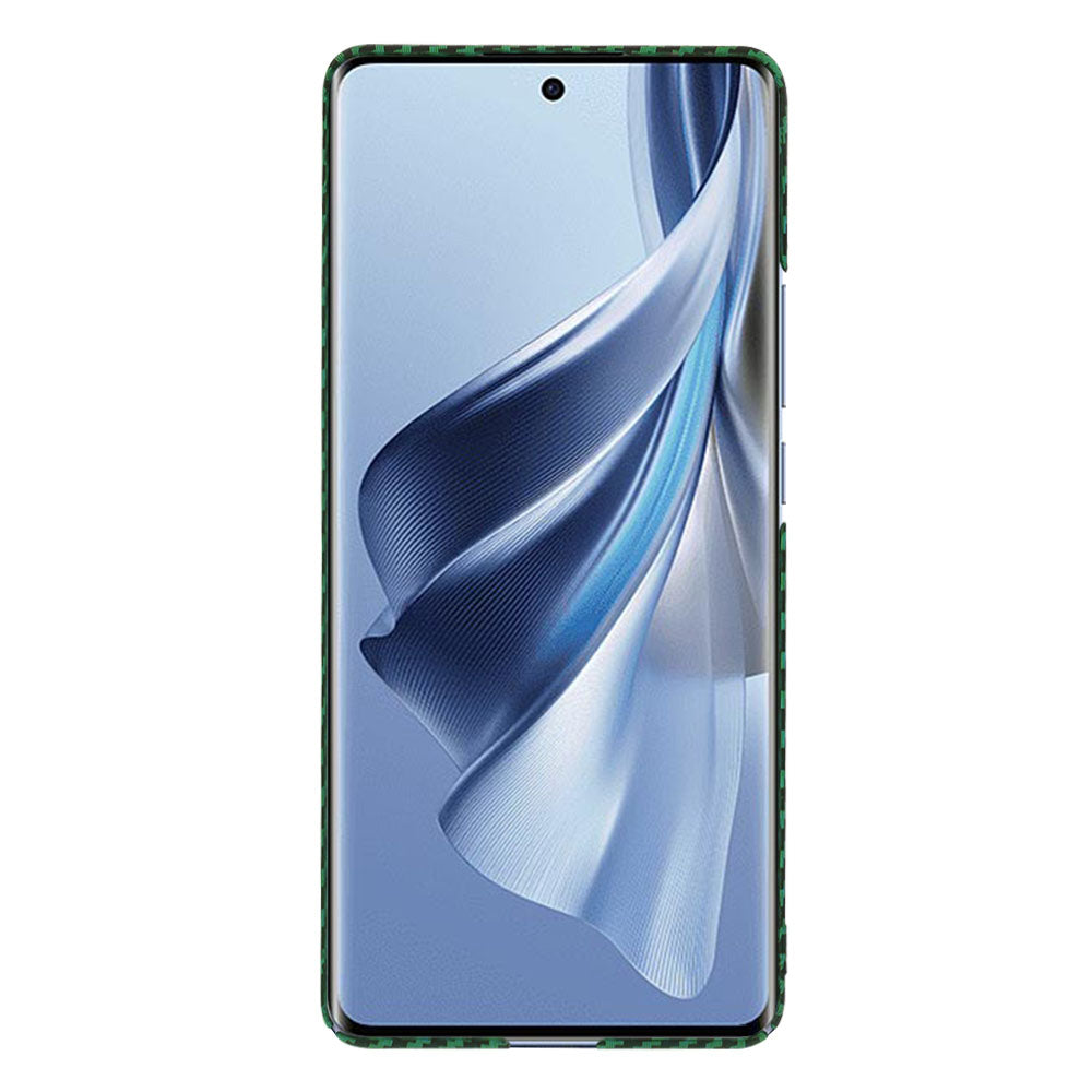 Husa pentru Oppo Reno10 / Reno10 Pro, Techsuit, Carbonite FiberShell, Verde