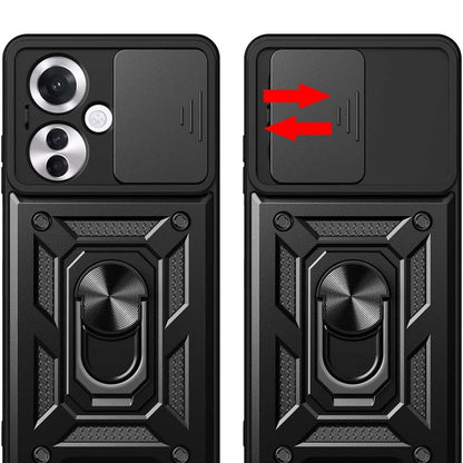 Husa pentru Oppo Reno11 F, Techsuit, CamShield, Neagra