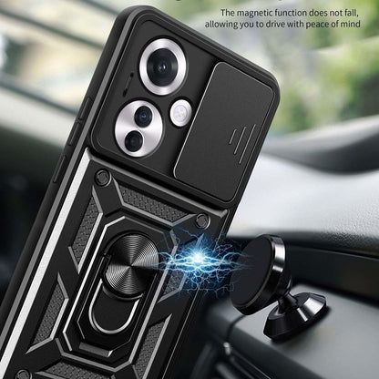 Husa pentru Oppo Reno11 F, Techsuit, CamShield, Neagra
