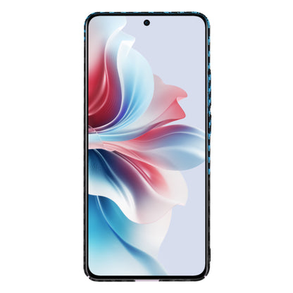 Husa pentru Oppo Reno11 F, Techsuit, Carbonite FiberShell, Neagra Bleu