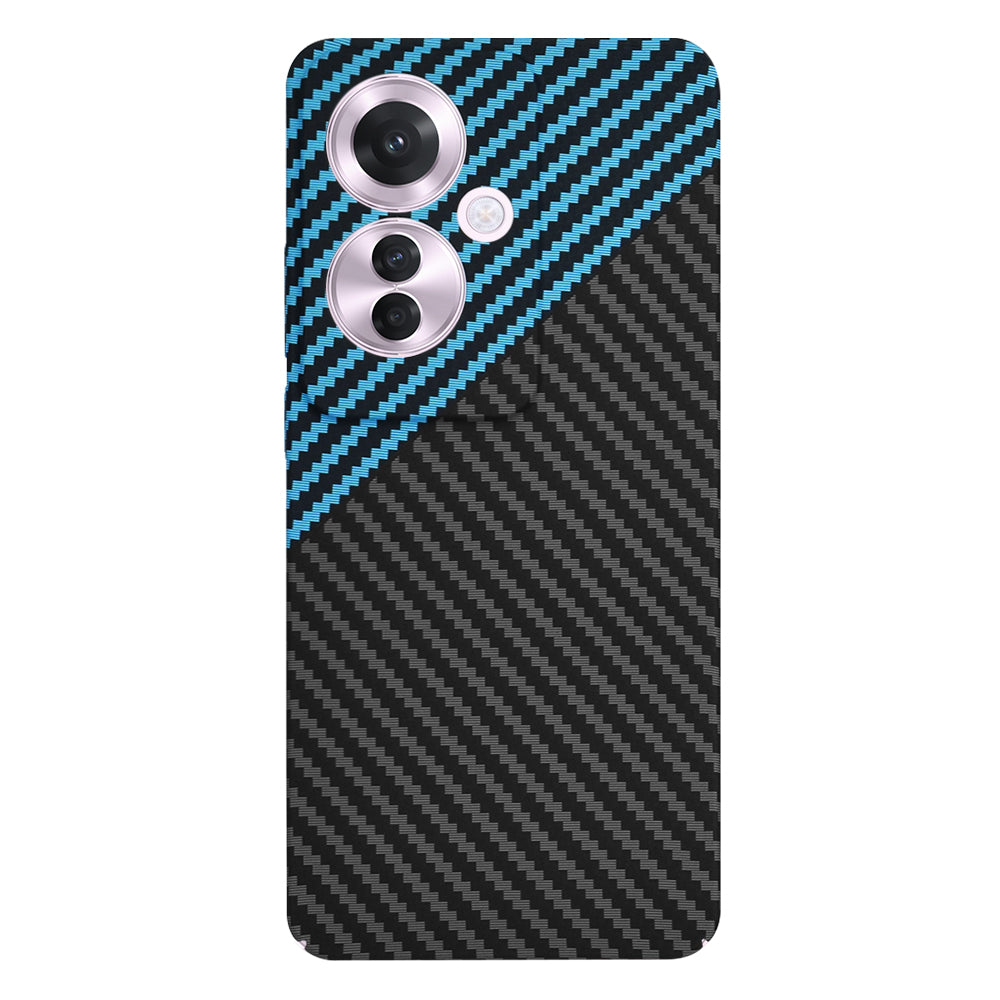 Husa pentru Oppo Reno11 F, Techsuit, Carbonite FiberShell, Neagra Bleu
