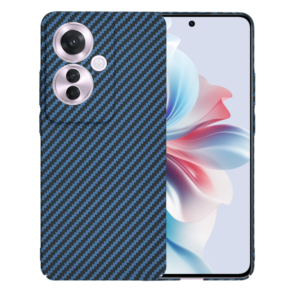 Husa pentru Oppo Reno11 F, Techsuit, Carbonite FiberShell, Turcoaz