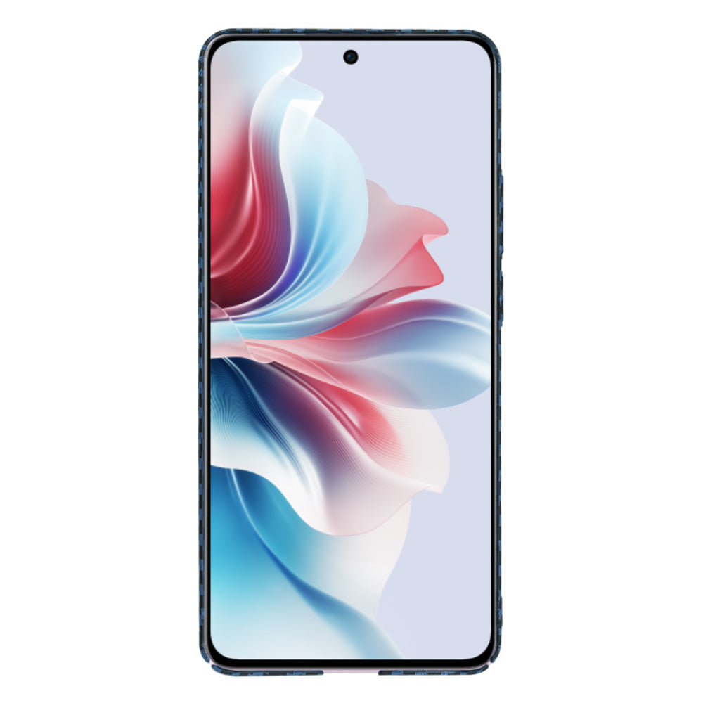 Husa pentru Oppo Reno11 F, Techsuit, Carbonite FiberShell, Turcoaz