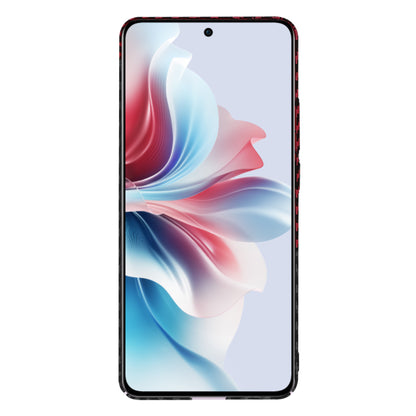 Husa pentru Oppo Reno11 F, Techsuit, Carbonite FiberShell, Neagra Rosie