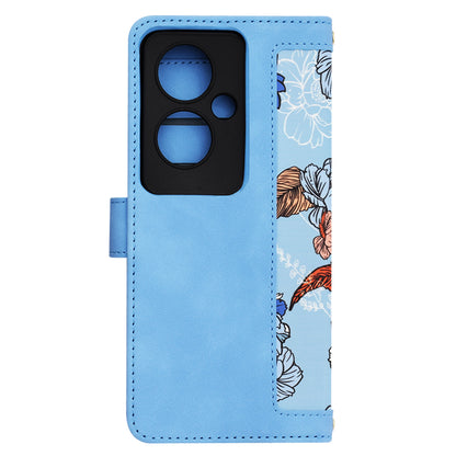 Husa pentru Oppo Reno11 F, Techsuit, FlipCraft, Bleu