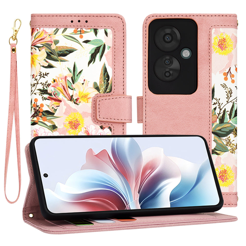 Husa pentru Oppo Reno11 F, Techsuit, FlipCraft, Roz