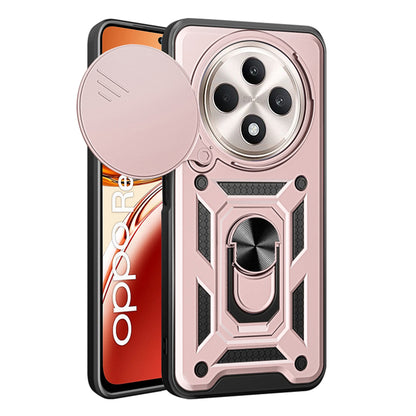 Husa pentru Oppo Reno12 FS 5G / Reno12 FS 4G / Reno12 F 4G / Reno12 F, Techsuit, CamShield, Roz