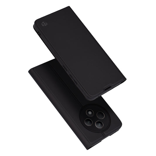 Husa pentru Oppo Reno12 FS 5G / Reno12 FS 4G / Reno12 F 4G / Reno12 F, Techsuit, Magskin Book, Neagra