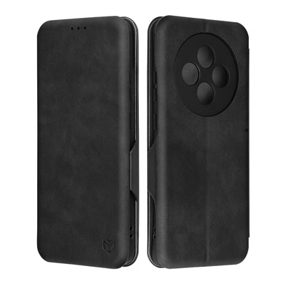 Husa pentru Oppo Reno12 FS 5G / Reno12 FS 4G / Reno12 F 4G / Reno12 F, Techsuit, Safe Wallet Plus, Neagra