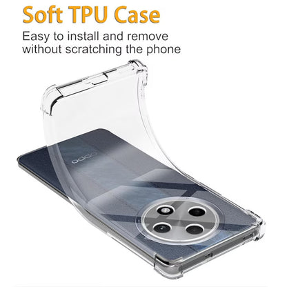 Husa pentru Oppo Reno12 FS 5G / Reno12 FS 4G / Reno12 F 4G / Reno12 F, Techsuit, Shockproof Clear, Transparenta
