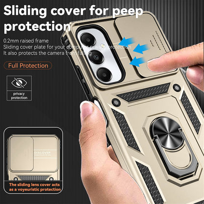 Husa pentru Oppo Reno12 FS 5G / Reno12 FS 4G / Reno12 F 4G / Reno12 F, Techsuit, CamShield, Aurie