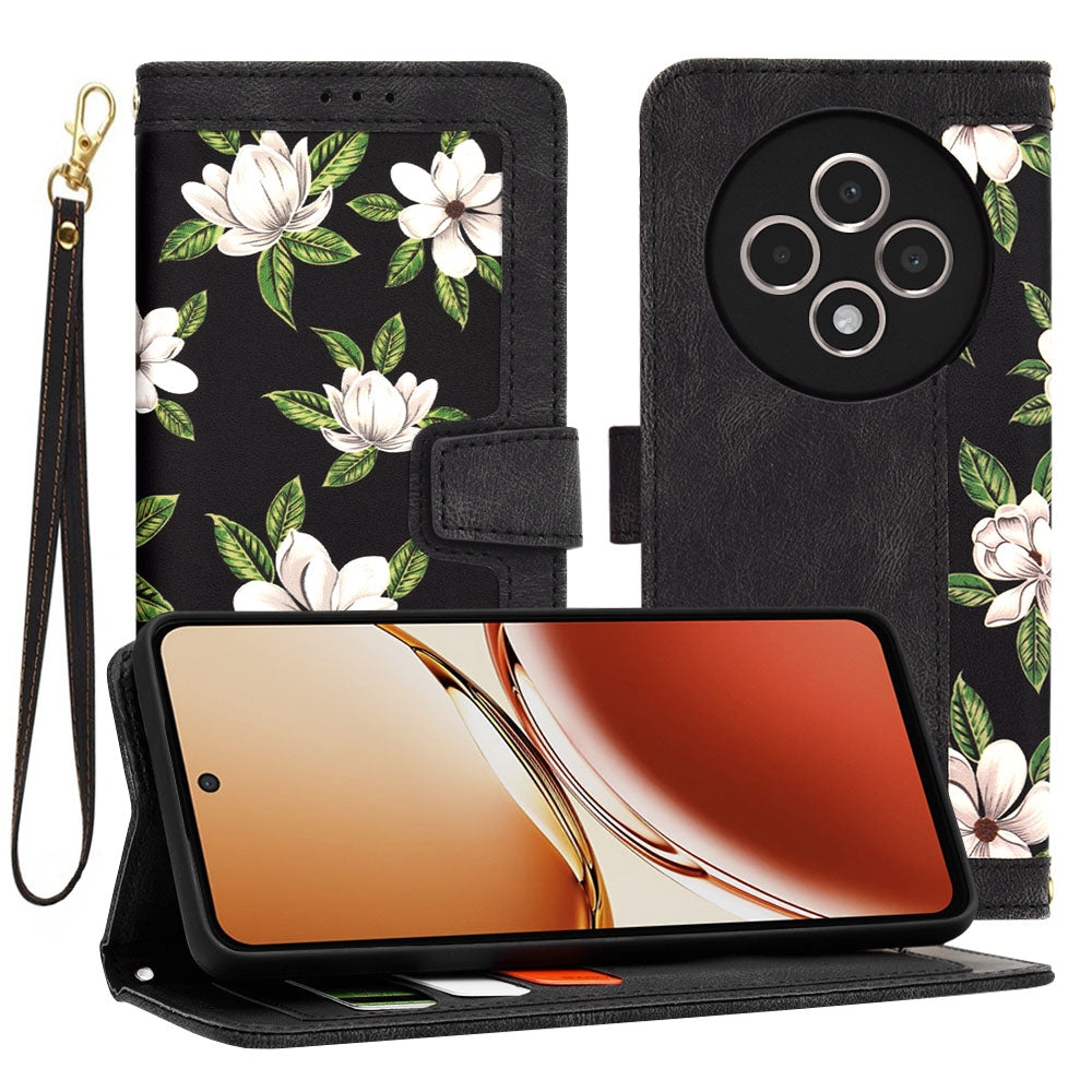 Husa pentru Oppo Reno12 FS 5G / Reno12 FS 4G / Reno12 F 4G / Reno12 F, Techsuit, FlipCraft, Neagra