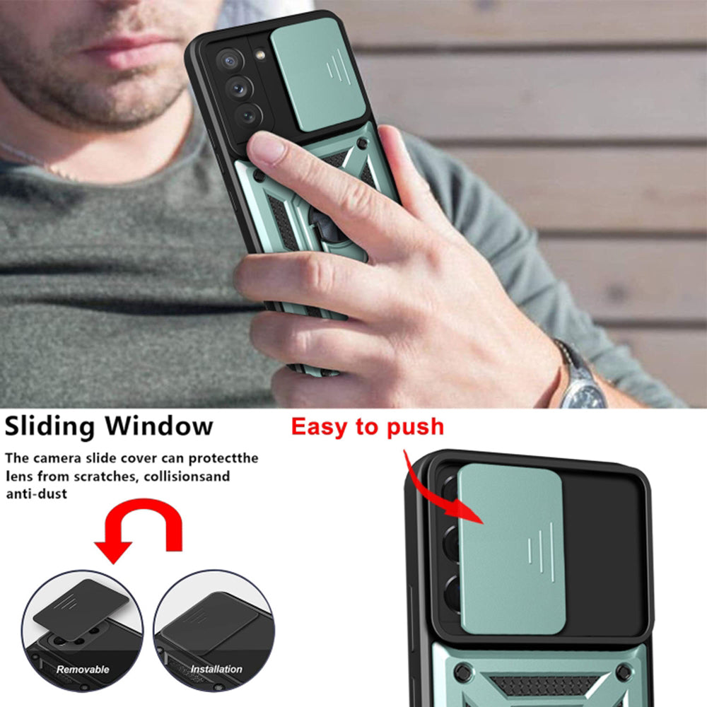 Husa pentru Oppo Reno12 Pro, Techsuit, CamShield, Neagra