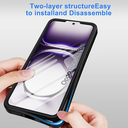 Husa pentru Oppo Reno12 Pro, Techsuit, ColorVerse 360, Neagra