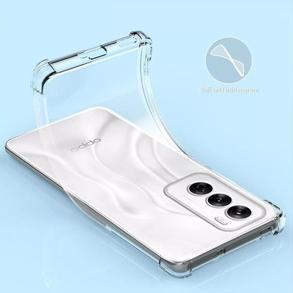 Husa pentru Oppo Reno12 Pro, Techsuit, Shockproof Clear, Transparenta