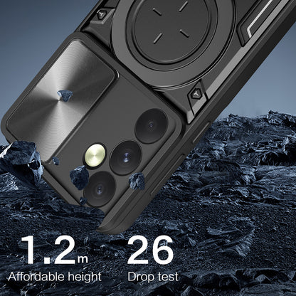 Husa pentru Oppo Reno12, Techsuit, CamGuard Pro, Roz Aurie