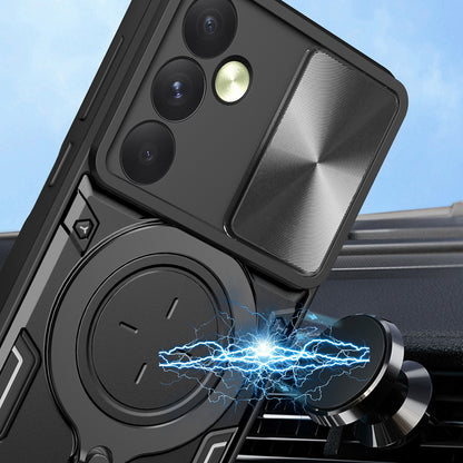 Husa pentru Oppo Reno12, Techsuit, CamGuard Pro, Roz Aurie