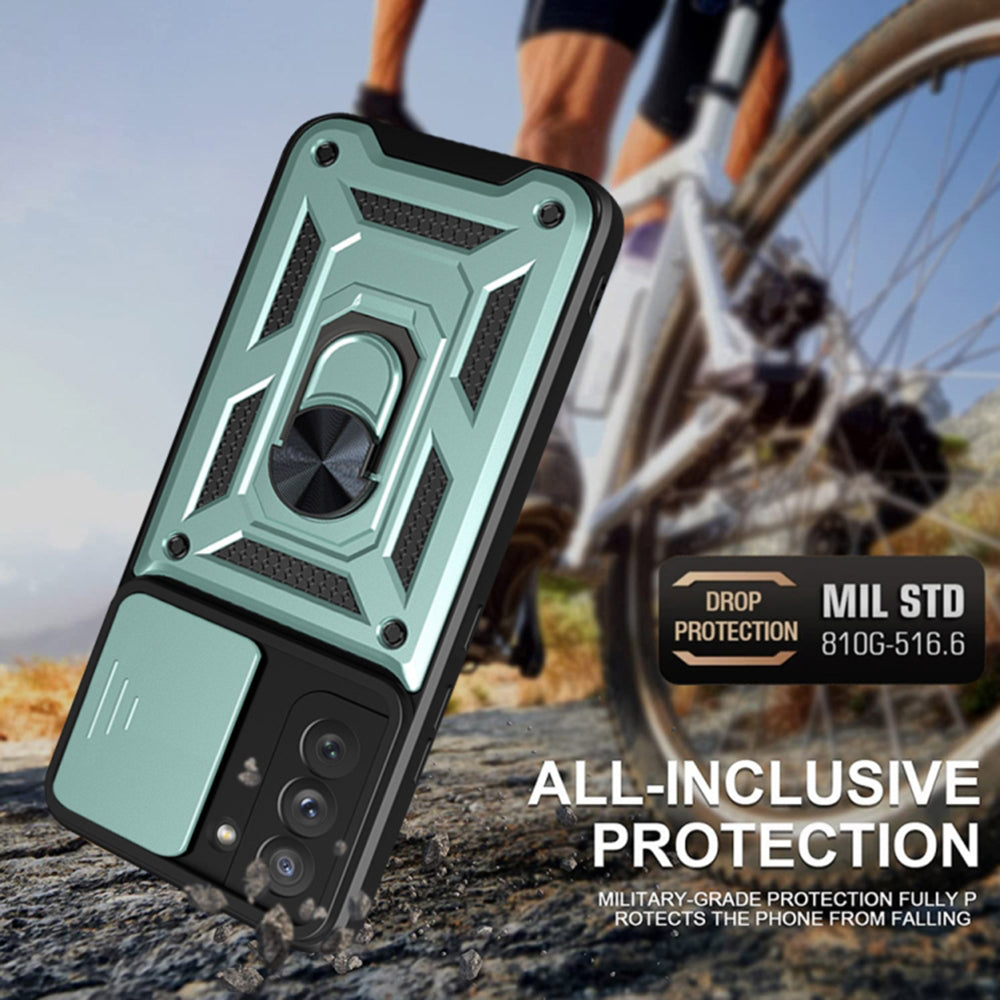 Husa pentru Oppo Reno12, Techsuit, CamShield, Neagra