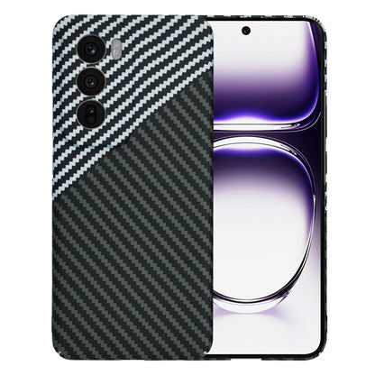 Husa pentru Oppo Reno12, Techsuit, Carbonite FiberShell, Neagra Gri