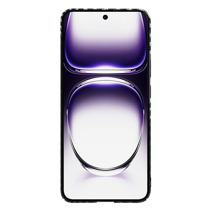 Husa pentru Oppo Reno12, Techsuit, Carbonite FiberShell, Neagra Gri