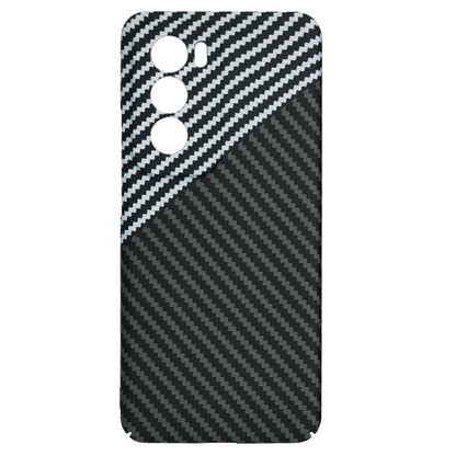 Husa pentru Oppo Reno12, Techsuit, Carbonite FiberShell, Neagra Gri