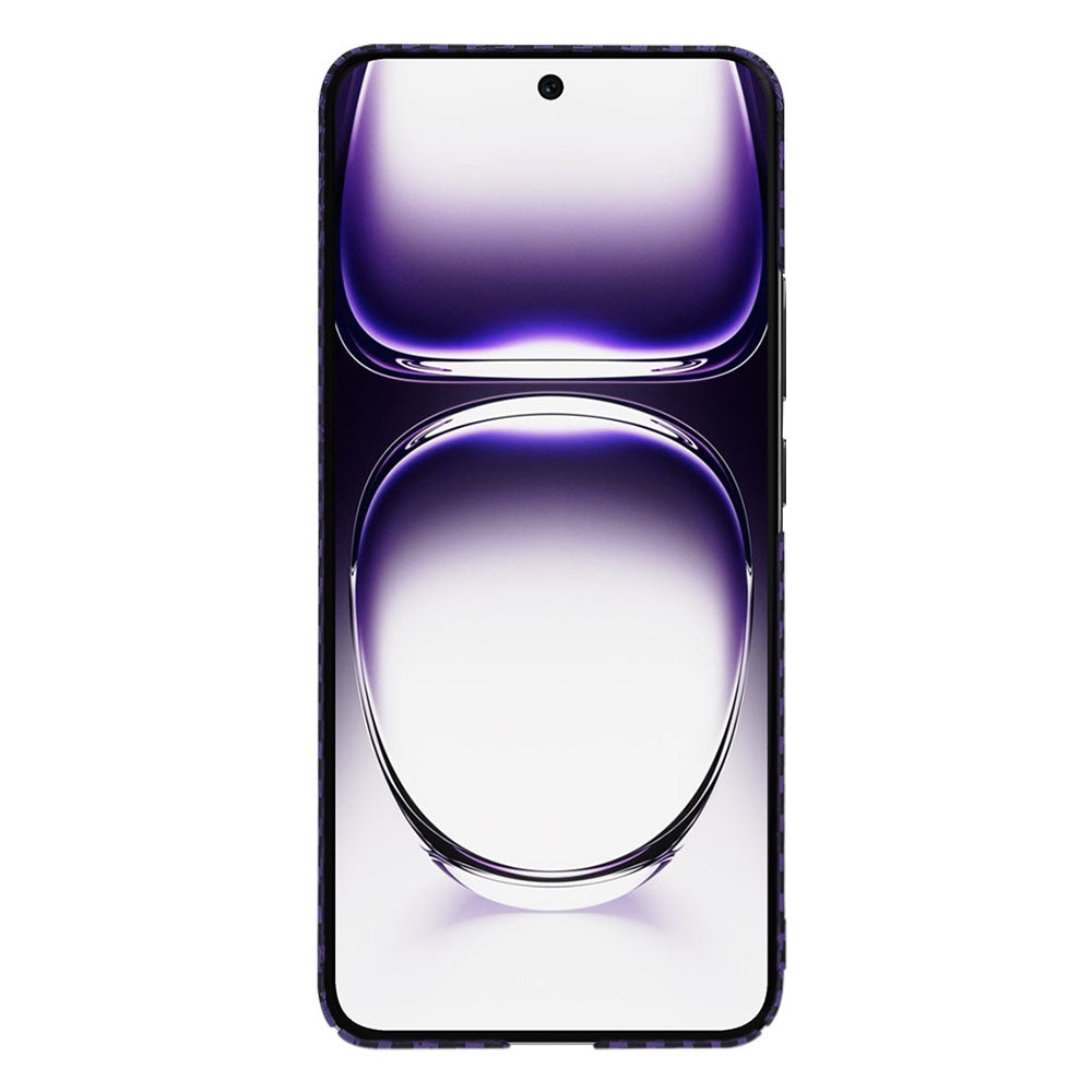 Husa pentru Oppo Reno12, Techsuit, Carbonite FiberShell, Mov