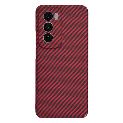 Husa pentru Oppo Reno12, Techsuit, Carbonite FiberShell, Rosie