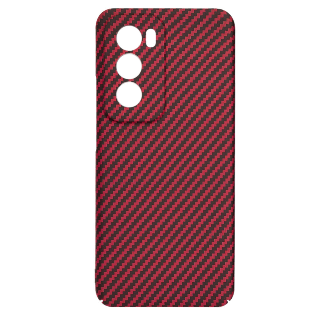 Husa pentru Oppo Reno12, Techsuit, Carbonite FiberShell, Rosie