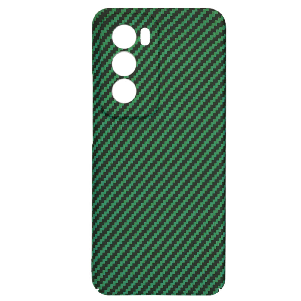 Husa pentru Oppo Reno12, Techsuit, Carbonite FiberShell, Verde